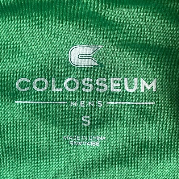 Men's Colosseum Heathered Gray/Green Oregon Ducks Prospect Quarter-Zip Jacket, S - Picture 5 of 7